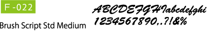 Brush Script Std Medium