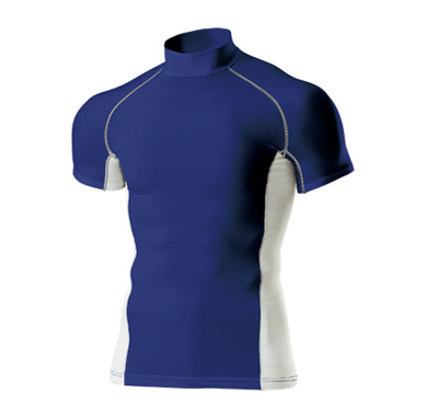 P-7010 ハイネックインナーシャツ半袖 wundou