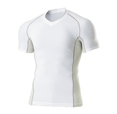 P-7030 Vネックインナーシャツ半袖 wundou