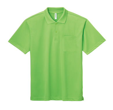 00330-AVP ドライポロシャツ（ポケット付） glimmer