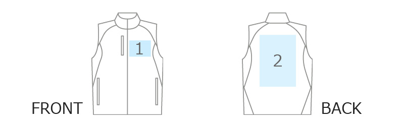 プリント位置参考図